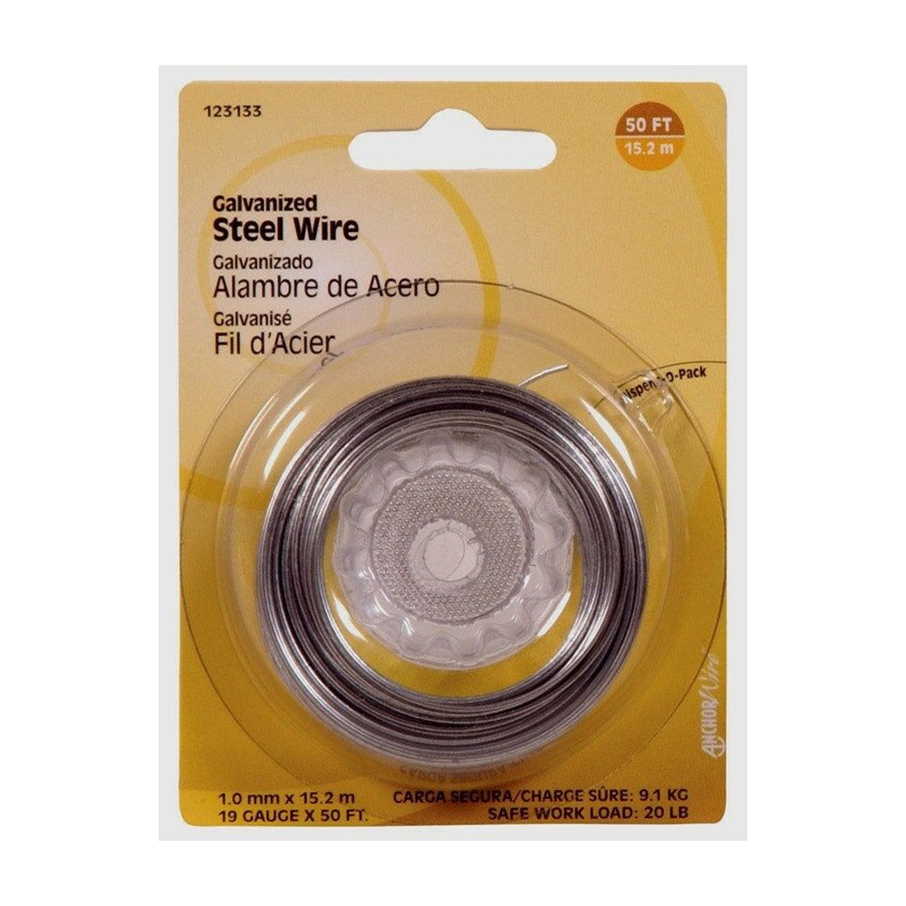 TRUE VALUE 123133 50-Ft. 19-Gauge Galvanized Wire