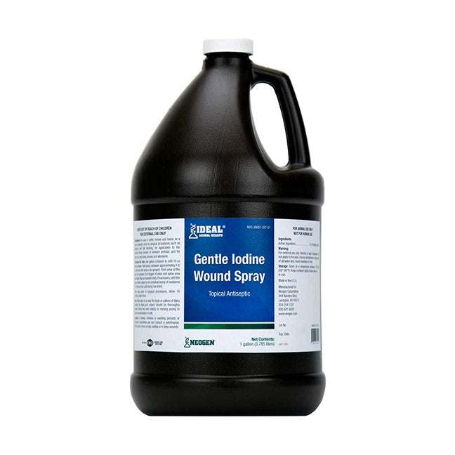 TRUE VALUE 79215 1% Iodine Wound Treatment, 1-Gal.