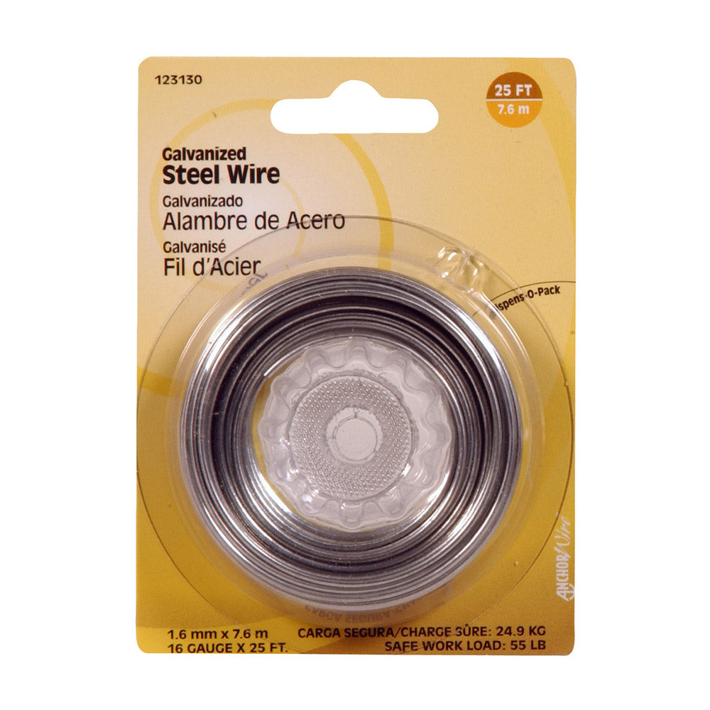 True Value 123130 25-Ft. 16-Gauge Galvanized Wire