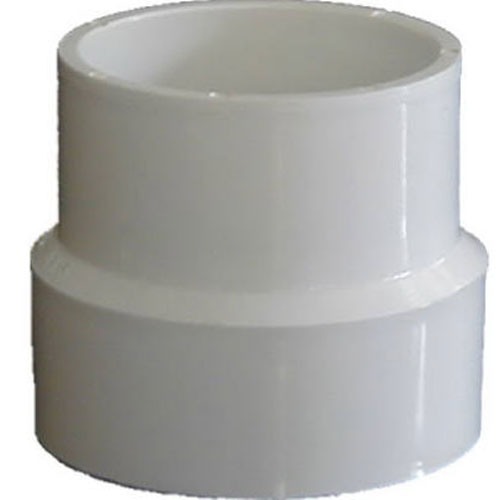 TRUE VALUE PVC001170800HA 71543 4 Sewer x 3 DWV Schedule 40 IPS Pipe Adapter Coupling