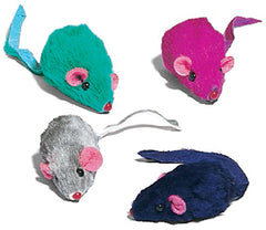 TRUE VALUE 2048 12PK PLUSH MICE CAT TOY