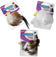 TRUE VALUE 2829 Birds Feather Cat Toy EA