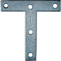 True Value N113-753 2Pk 4X4 Zinc T Plate