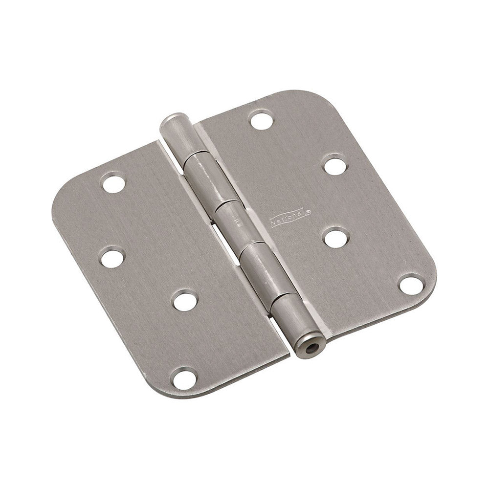 TRUE VALUE N830-243 Interior Residential Door Hinges 4 Inch Satin Nickel