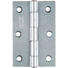 TRUE VALUE N146-373 2 Pack 3X2 Zinc Narrow Hinge W/Screws