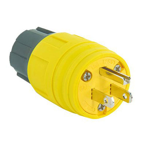 TRUE VALUE PS14W47CCV3 15A YEL WTRtight Plug