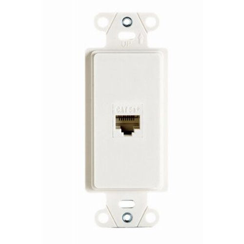 TRUE VALUE WP3210WHV1 PASS & SEYMOUR 1 Port Cat Wall Jack