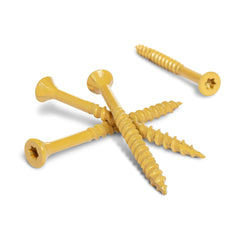 True Value 48410 LB1.25x8 Tan Deck Screw