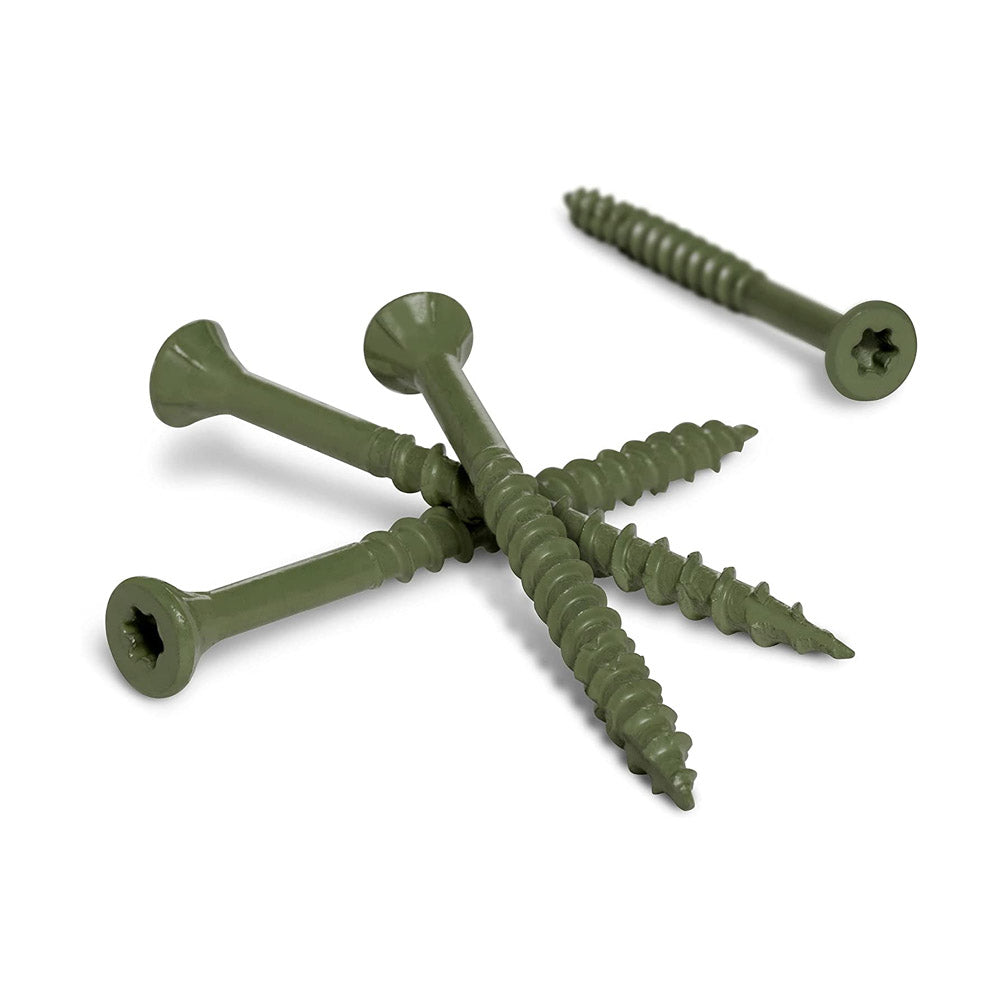 True Value 48404 LB 10x3 GRN Deck Screw