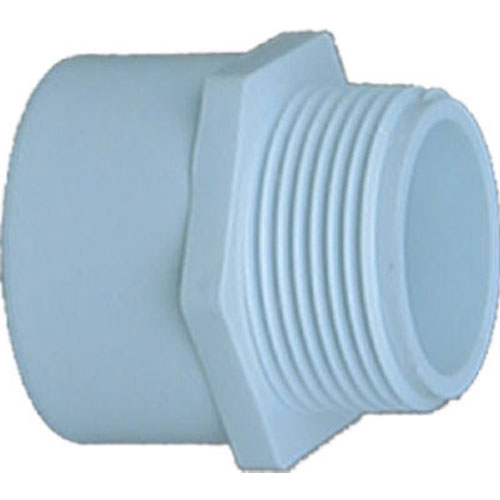 TRUE VALUE 30415 1-1/2 White Male Adapter