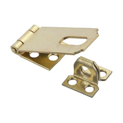 TRUE VALUE N102-178 2-1/2 Inch Brass Safety Hasp