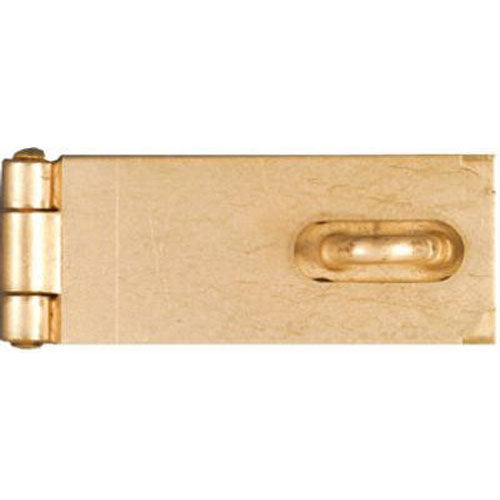 TRUE VALUE N102-178 2-1/2 Inch Brass Safety Hasp