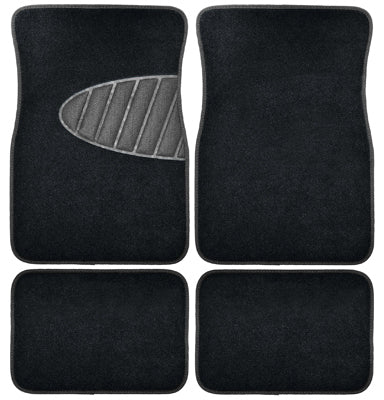 TRUE VALUE 78914 4PC BLK CARPET FLR MAT