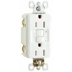 True Value 1597TRAWCC4 PASS & SEYMOUR 15A 125V Decorator Tamper Resistant Self Testing GFCI Receptacle