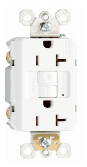 True Value 2097WCCD12 Pass & Seymour GFCI Outlet Heavy Duty 20A White