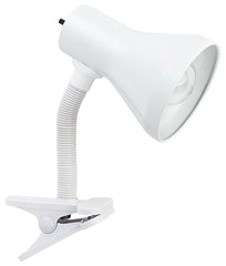 TRUE VALUE 12718 10.25IN WHT CLIP LAMP