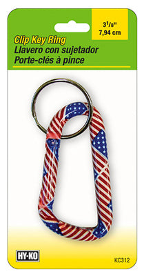 TRUE VALUE KC312 LG FLAG CARABINER CLIP