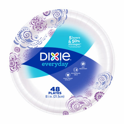 True Value 15289 DIXIE 48PK 8X1/2 PLATES