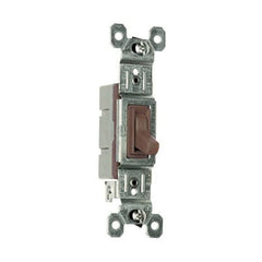 TRUE VALUE 660GUCC18 1P Switch 15A 120V GRD Brown