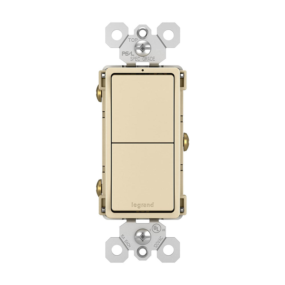 True Value RCD11ICC6 15A IVY 2SP DECO SWITCH