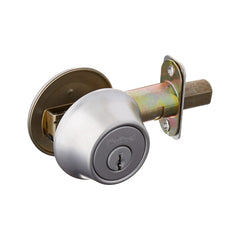 True Value 96600-676 SAT CHR SGL CYL DEADBOLT EA