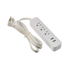 TRUE VALUE 78297 6' WHT EXT CORD/STRIP POWER 16 GA