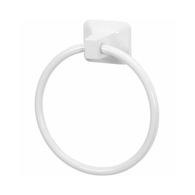 TRUE VALUE 228794 HP WHT Towel Ring