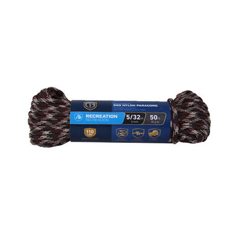 TRUE VALUE 642661 TG 5/32X50CAMO PARACORD