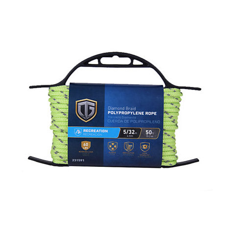 True Value 642861 TG 5/32X50LIME REF ROPE