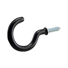 True Value TV243684 4PK 2-1/4 BLK C Hooks