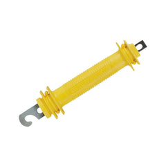 TRUE VALUE 1247 Electric Fence Gate Handle, Spring, Yellow Rubber