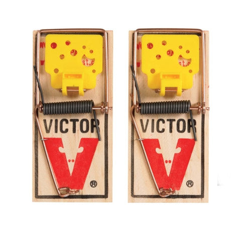 TRUE VALUE M035 VICTOR EASY-SET MOUSE TRAP, 2-PK.