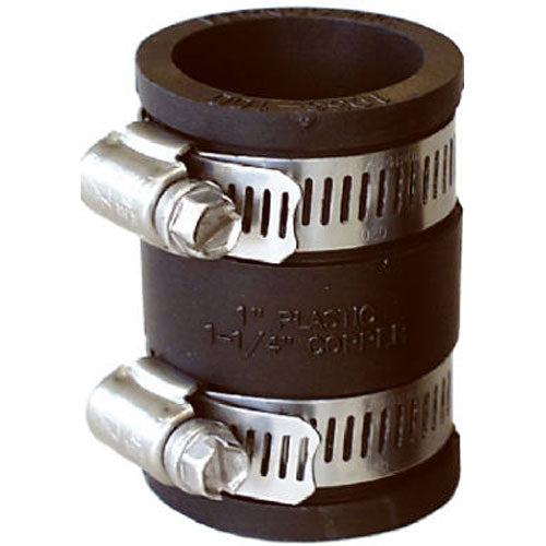 TRUE VALUE P1056-33 3 x 3 Flexible Coupling With 2 Stainless Steel Clamps