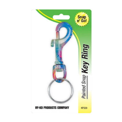 TRUE VALUE KF520 Snap Key Ring ASSTD