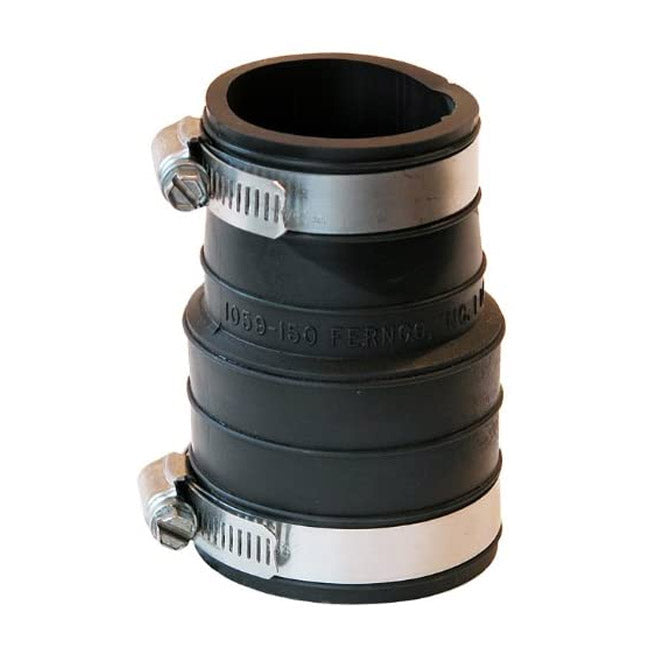 TRUE VALUE P1059-150 Flexible Coupling - Socket to Pipe Connection