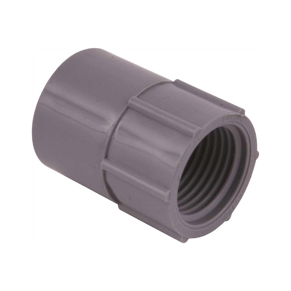 TRUE VALUE E942GR 1-1/4 PVC Fem Adapter