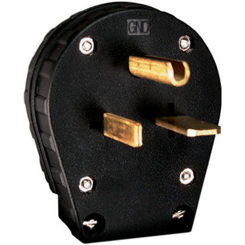 TRUE VALUE 3869CC5 30/50A BLK 2P HD Plug