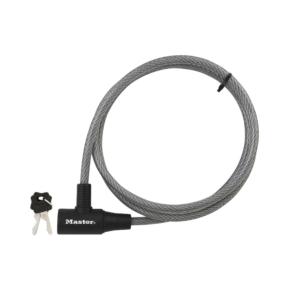 True Value 8154DPF 6' Cable With Keyed Lock 3/8 Cable Diameter Smoke Cable With Yellow Lock Body Connectors