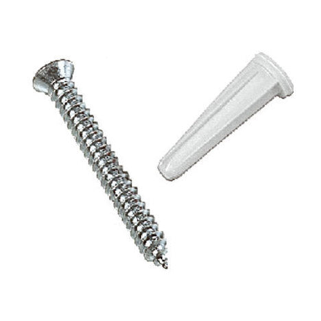 TRUE VALUE 80-88DPANO Knape & Vogt 6-Pack #6 Phillips Head Screws & Anchors