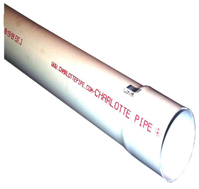 True Value PVC300300600 CHARLOTTE PIPE & FOUNDRY 3 x 10' Solid S&D Pipe