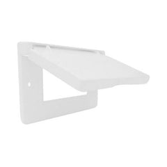 TRUE VALUE 1C-GH-W Master Electrician White Weatherproof Horizontal GFI Single Gang Flip Cover