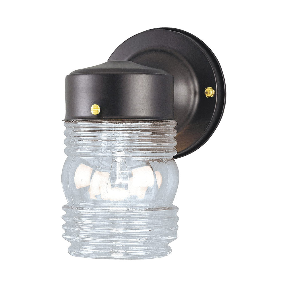 TRUE VALUE 66885 Westinghouse 75-Watt Black Jelly Jar Wall Fixture