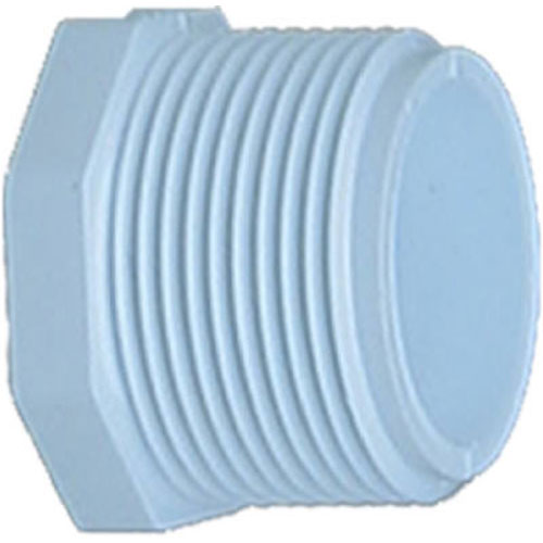 TRUE VALUE 31805 1/2 White Male Pipe Thread Plug