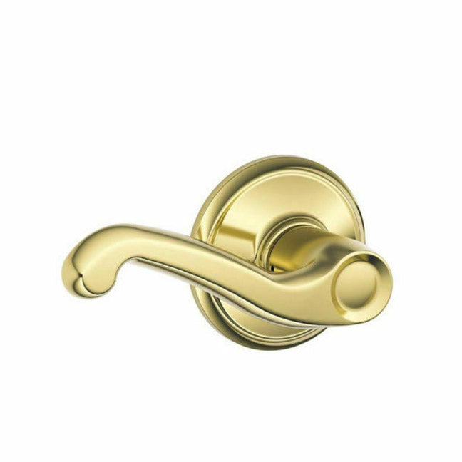 TRUE VALUE F10VFLA605 Schlage Brass Flair Passage Lever Lockset