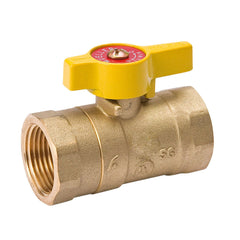 TRUE VALUE 110-223C 1/2 BRS Gas Ball Valve