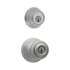 True Value 690P15CPK6 Kwikset Security Satin Nickel Combination Pack Lockset