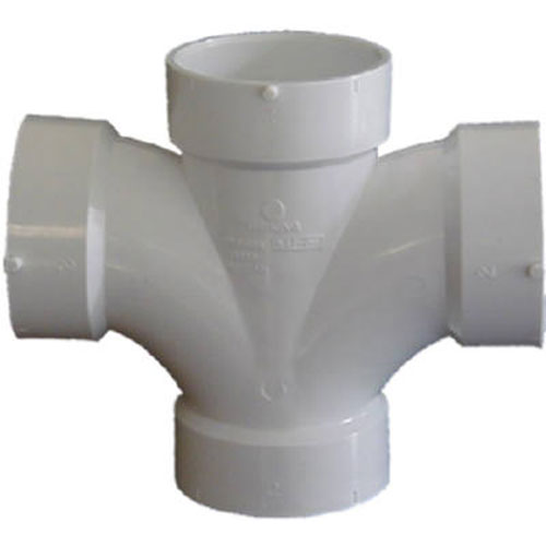 TRUE VALUE PVC004291200HA 73532 3x2DWV Reducing Sanitary Tee