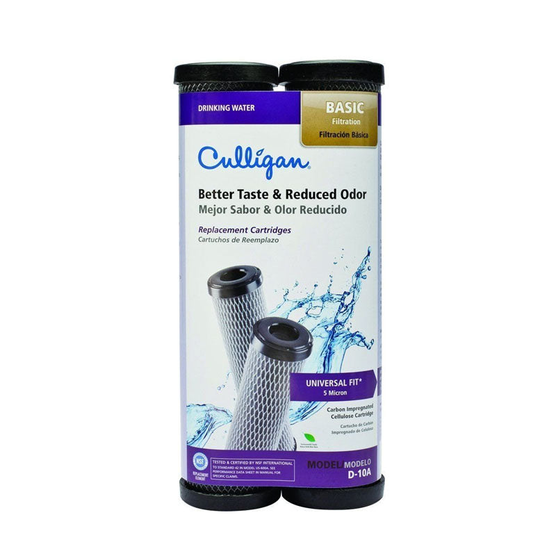 TRUE VALUE D-10A Culligan Under-Sink Drinking Water Replacement Cartridges 2 Pack