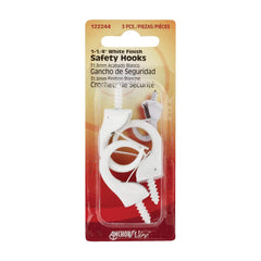 TRUE VALUE 122244 3-Pack 1-1/4-Inch White Safety Hook