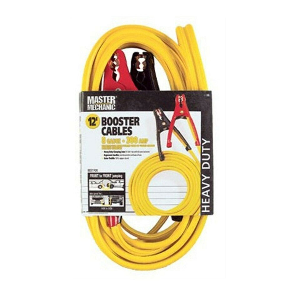 True Value 08471-TV-02 Master Mechanic 12-Ft. 8-Gauge Booster Cable